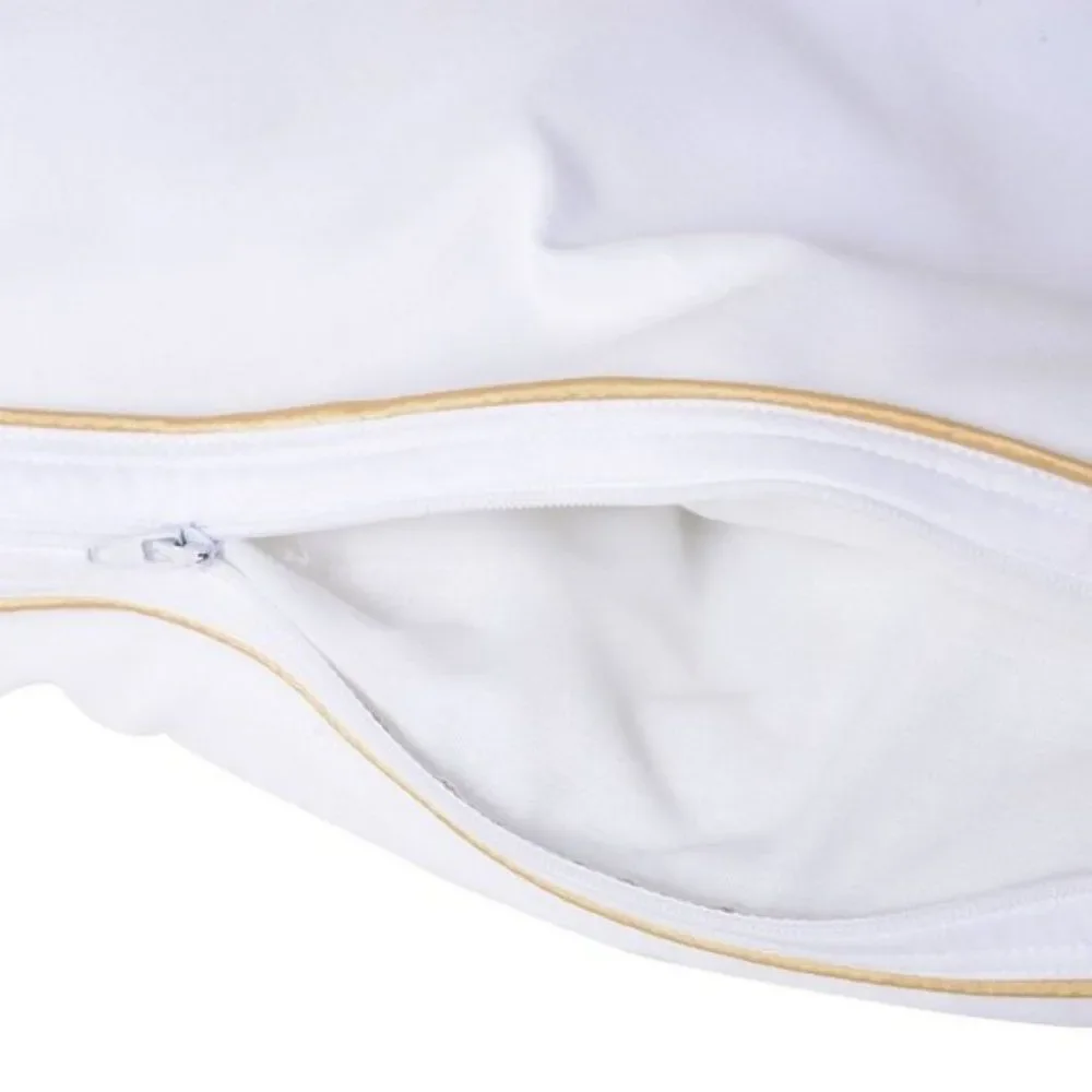 White Down Alternative Pillow COVERS Queen
